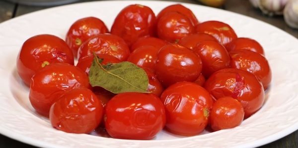 Tatlı turşusu domates - tarifleri