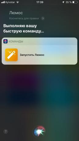 Quick komutları Siri