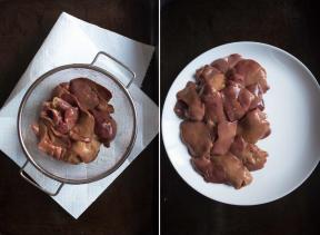 Tavuk karaciğerden çıtır çerez pişirmek için nasıl