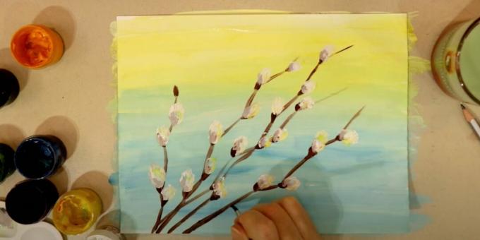 Paskalya Çizimleri: Çiçekleri Kabarık Hale Getirin
