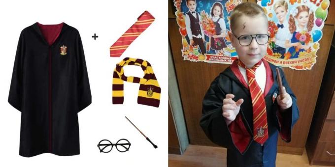 Çocuk kostümleri Yeni Yıl: Harry Potter