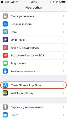 Yapılandırma Apple iPhone: uygulama istekleri değerlendirmelere kapalı dönüş