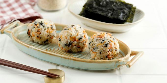 Chumok bap - Kore pirinç topları