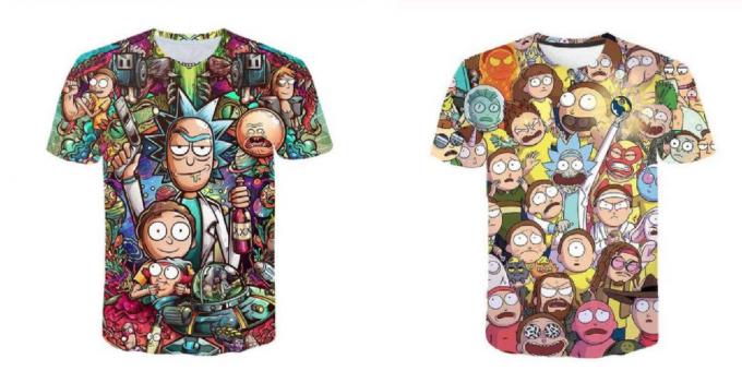 Gömlek Rick ve Morty