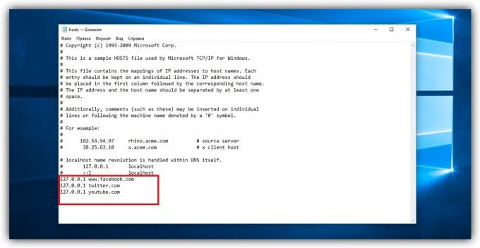 hosts dosyası kullanarak Windows'ta bir siteyi engelleme nasıl