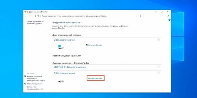 USB flash sürücüde nasıl parola belirlenir: "BitLocker