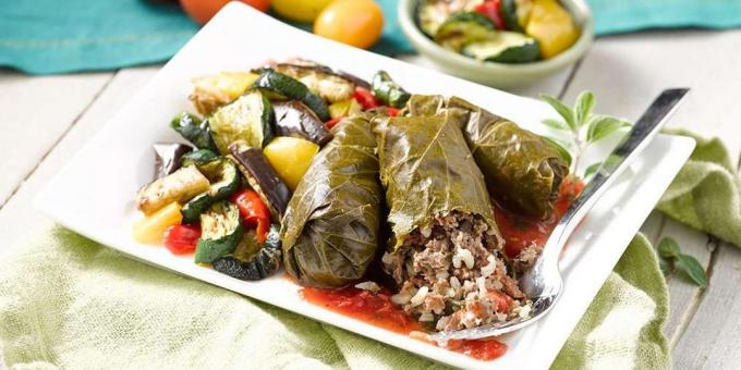 kuzu ve koyun kuyruk yağı ile Dolma