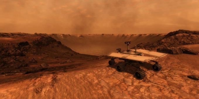 uzay hakkında Oyun: On Mars atın