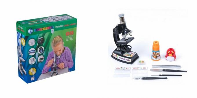 Bir kıza 7 yıl doğum günü için ne verilir: mikroskop