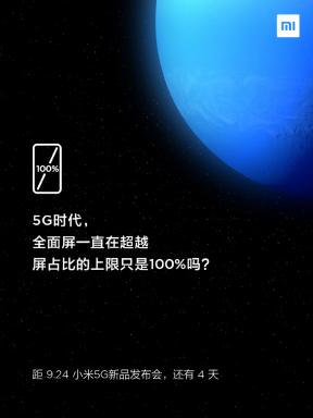 Xiaomi Mi Mix Alfa, sarılmış ekran gösterdi