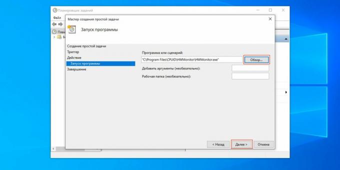 Windows 10 başlangıcına bir program nasıl eklenir: exe dosyasının yolunu belirtin