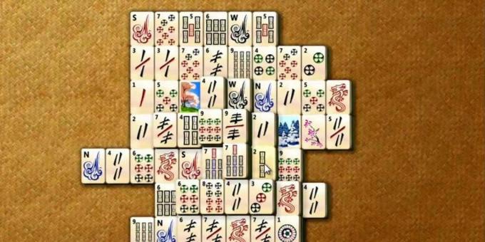 Android ve iOS için Klasik oyunlar: «Mahjong'unda»
