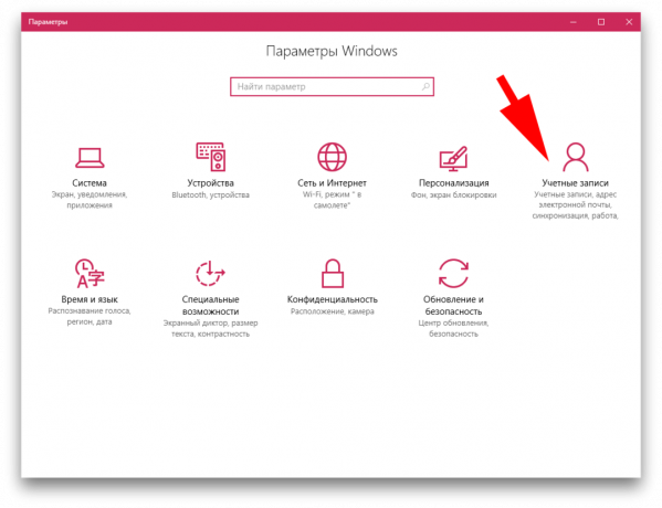 Windows 10'a grafik şifresi: hesaplar