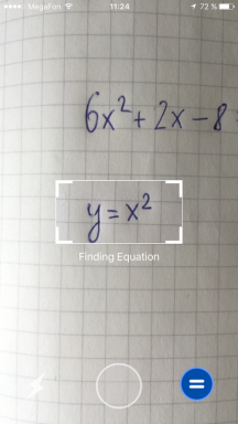 IOS için Mathpix, el yazısı örneklerini tanır çizelgeleri ve çözer denklemlerini kurar