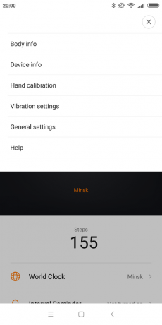 Xiaomi Mijia Smartwatch: Ayarlar