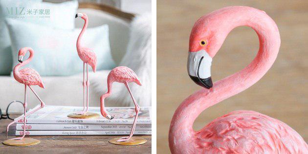 dekoratif flamingolar