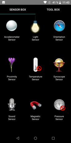 Ulefone Gücü 5. sensörler