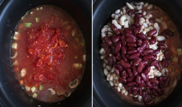  Fasulye yahnisi nasıl yapılır: kendi suyunuza domatesli bir sebze tabağı ekleyin