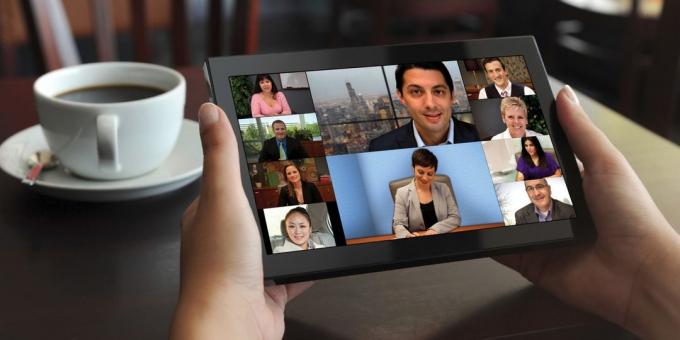 Neden tabletler alakalı: Videokonferans