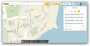 "Yandex. Haritalar "yürüyüş parkurları bırakmaya öğrenilen
