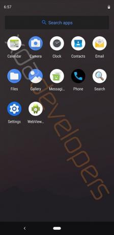 Android S: karanlık bir tema