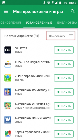 Google Play boyutu 2