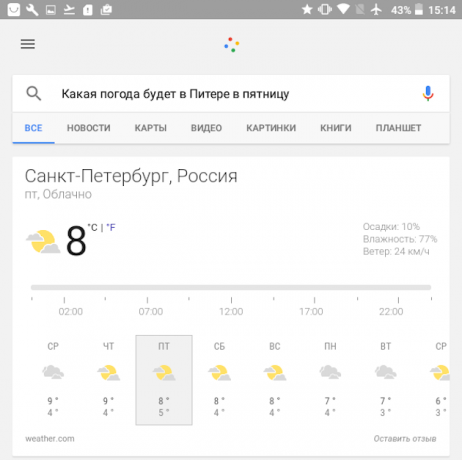 Google takımlar: Hava