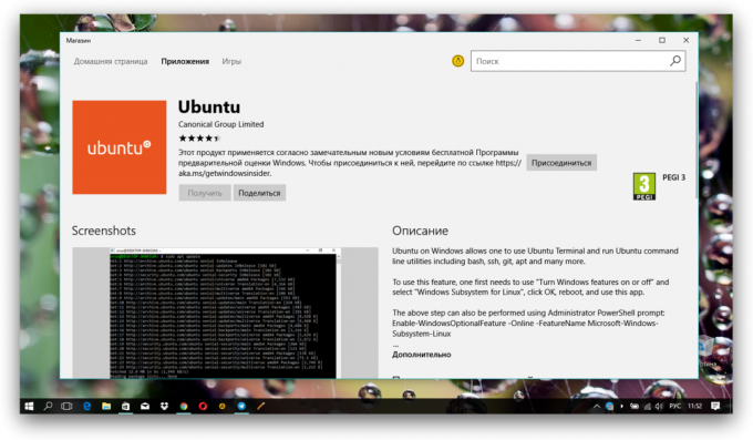 Windows Mağazası'ndan Ubuntu