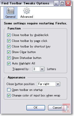 Çubuğu Düzenlemeler genişleme optimize eder Firefox'ta arama bulun
