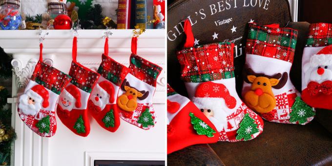Çorap: AliExpress ile Noel süslemeleri