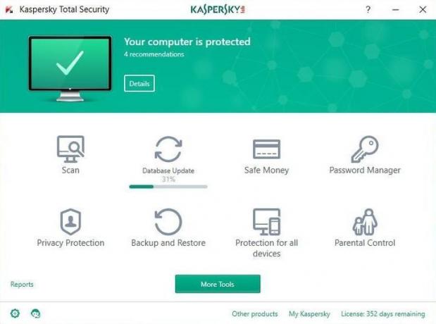 2017 Kaspersky Total Security: Windows 10'a için Anti-Virus