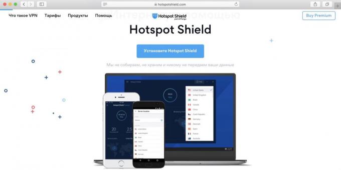 PC için En İyi Free VPN, android ve iPhone - Hotspot Shield