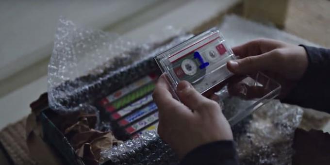 Bant kasetleri: Netflix dizisi "13 Sebep Neden" den bir çerçeve