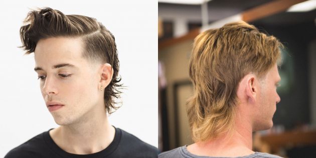 Erkekler için Trendy saç modelleri: Mallet