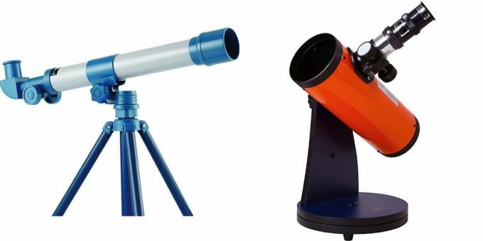 Bir erkek çocuğa doğum günü için 5 yıllık hediyeler: teleskop