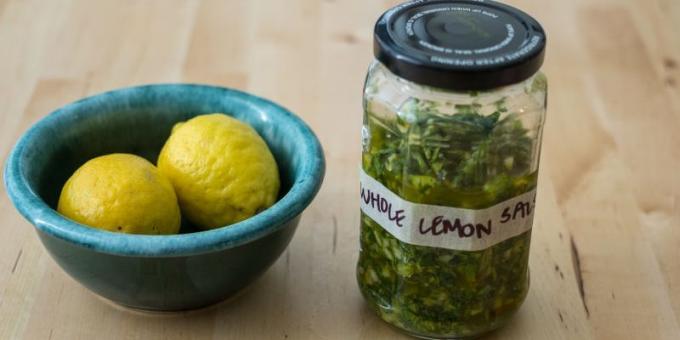 Limon salsa verde: Limon ile Yemekler