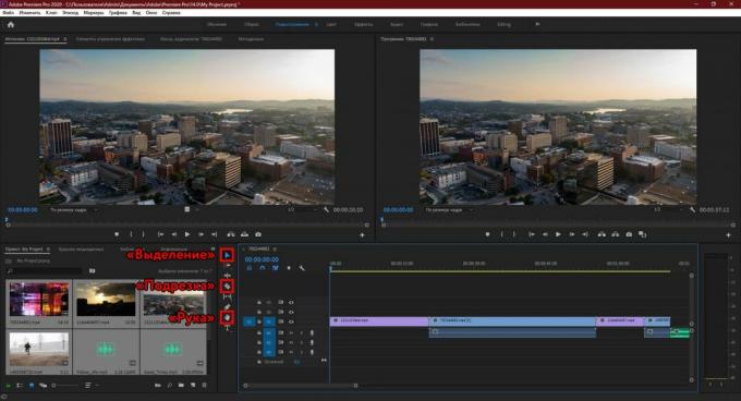 Adobe Premiere Pro: kaynakları düzenleme