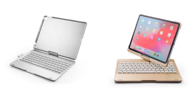 Kablosuz Klavyeler: Döner Kapaklı iPad için Klavye 