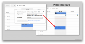 HashtagToDo görevler listesinde Google Takvim yapar