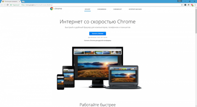 Windows için ücretsiz programı: Google Chrome