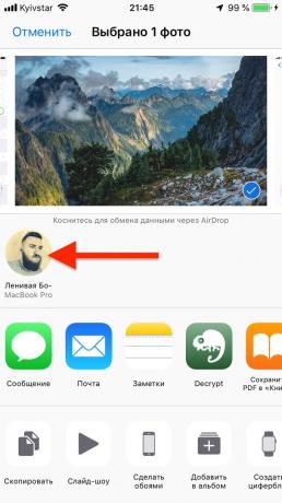  Mac iPhone: gönderme dosyalar, belgeler, bağlantılar