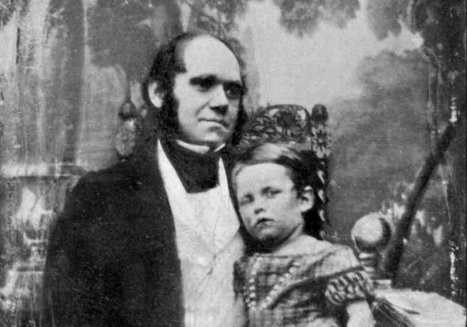 Charles Darwin ve oğlu