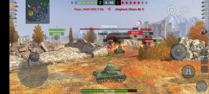 World of Tanks: Blitz'de Realme X3 Superzoom'un grafik yetenekleri